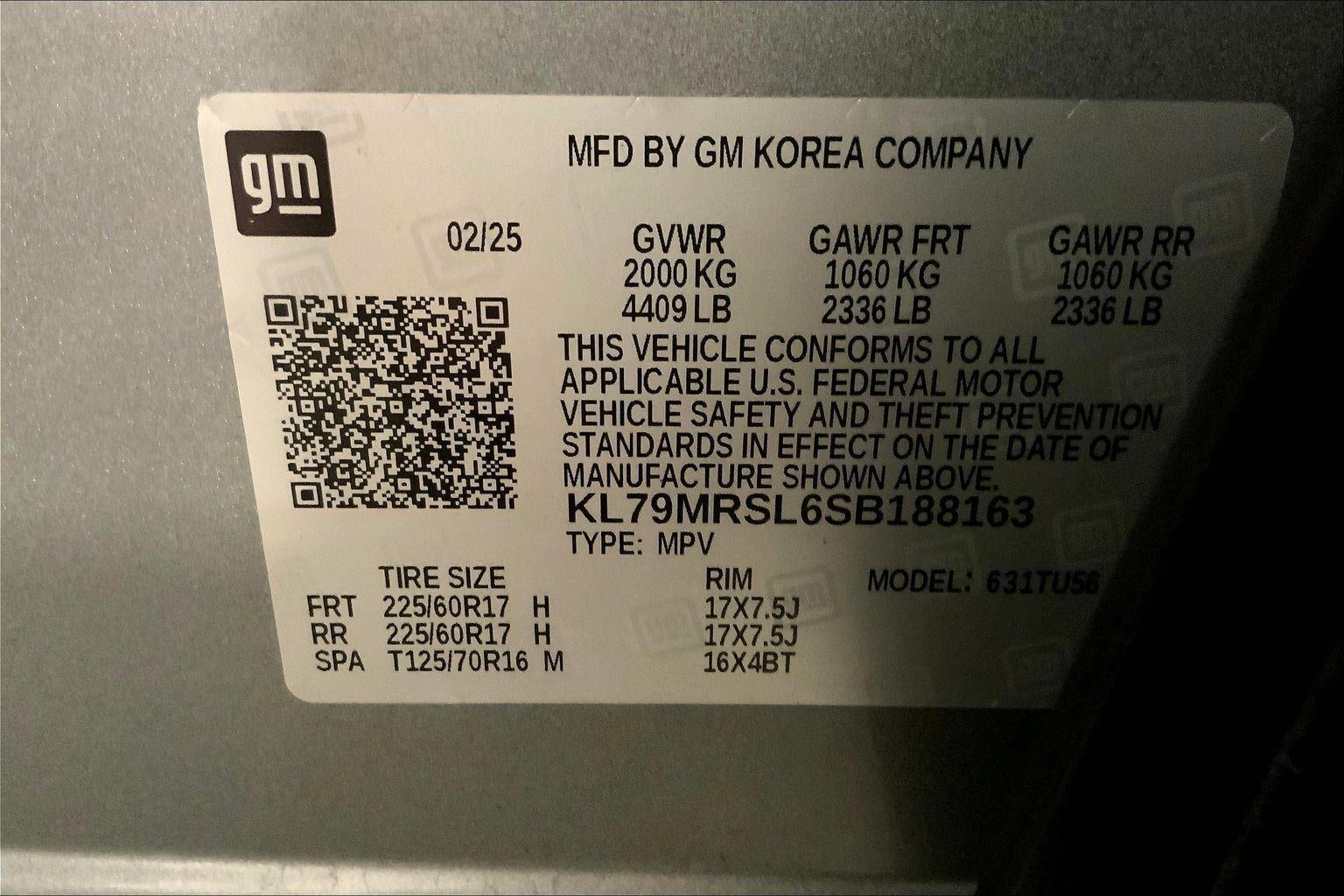 2025 Chevrolet Trailblazer LT