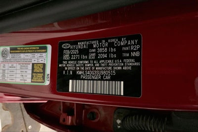 2025 Hyundai Elantra SEL Convenience