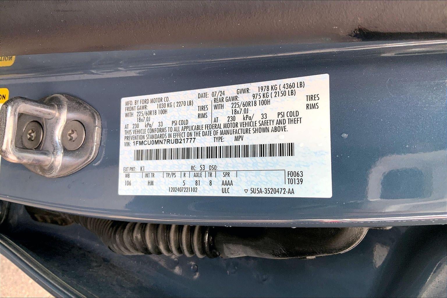 2024 Ford Escape ST-Line