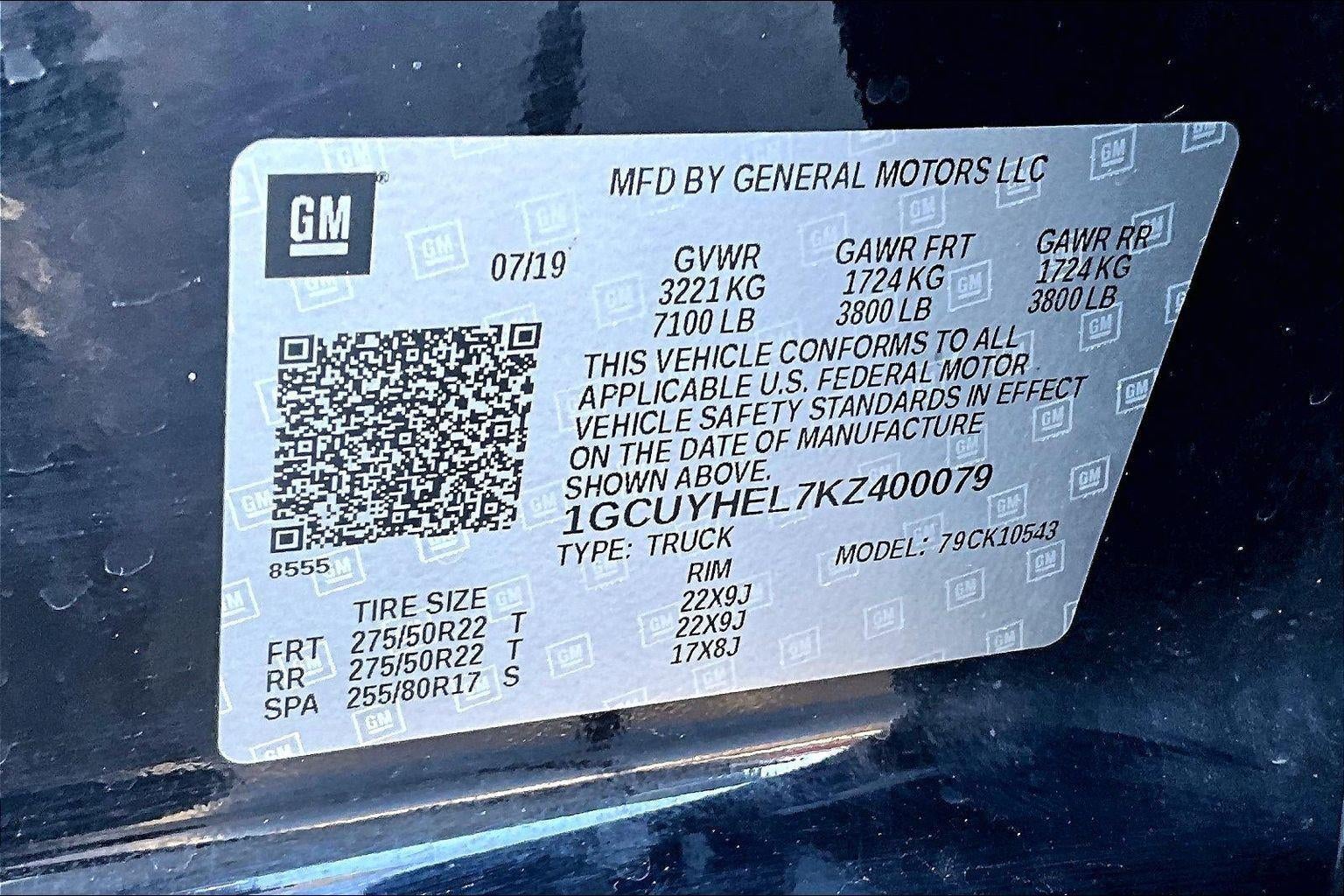 2019 Chevrolet Silverado 1500 High Country