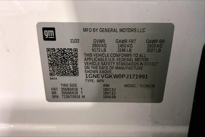 2023 Chevrolet Traverse LT Cloth