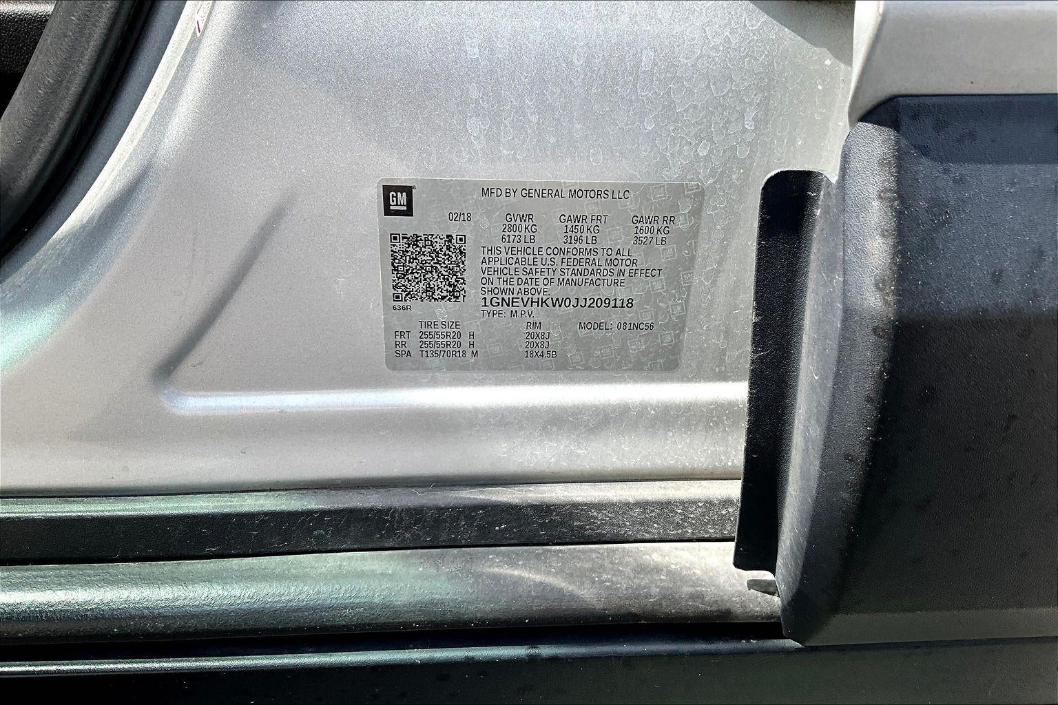 2018 Chevrolet Traverse LT Leather