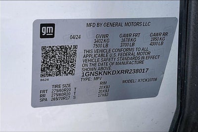 2024 Chevrolet Tahoe LT