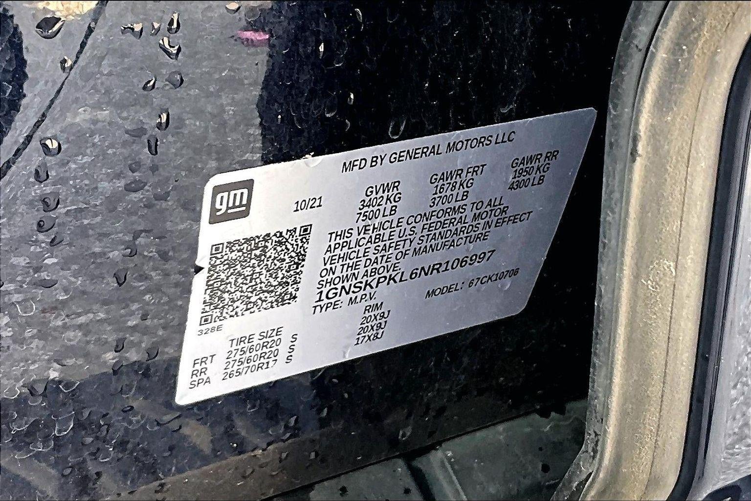 2022 Chevrolet Tahoe Z71