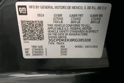2024 Chevrolet Silverado 1500 LT (2FL)