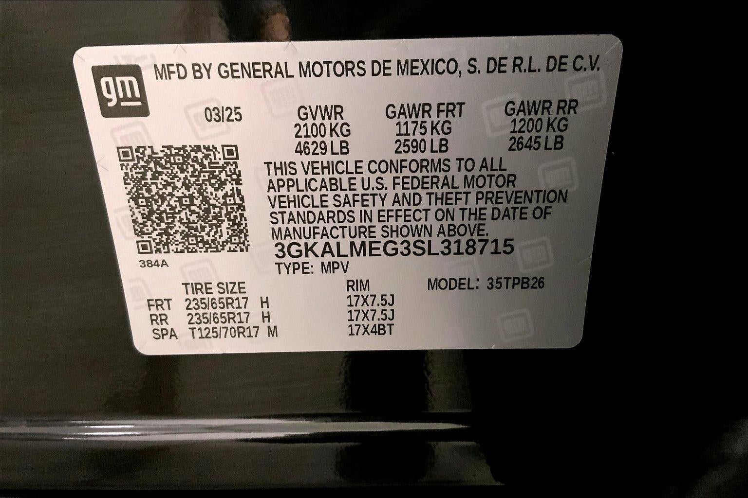 2025 GMC Terrain Elevation