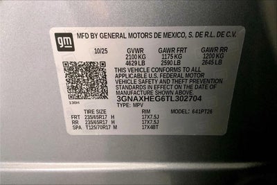 2026 Chevrolet Equinox LT