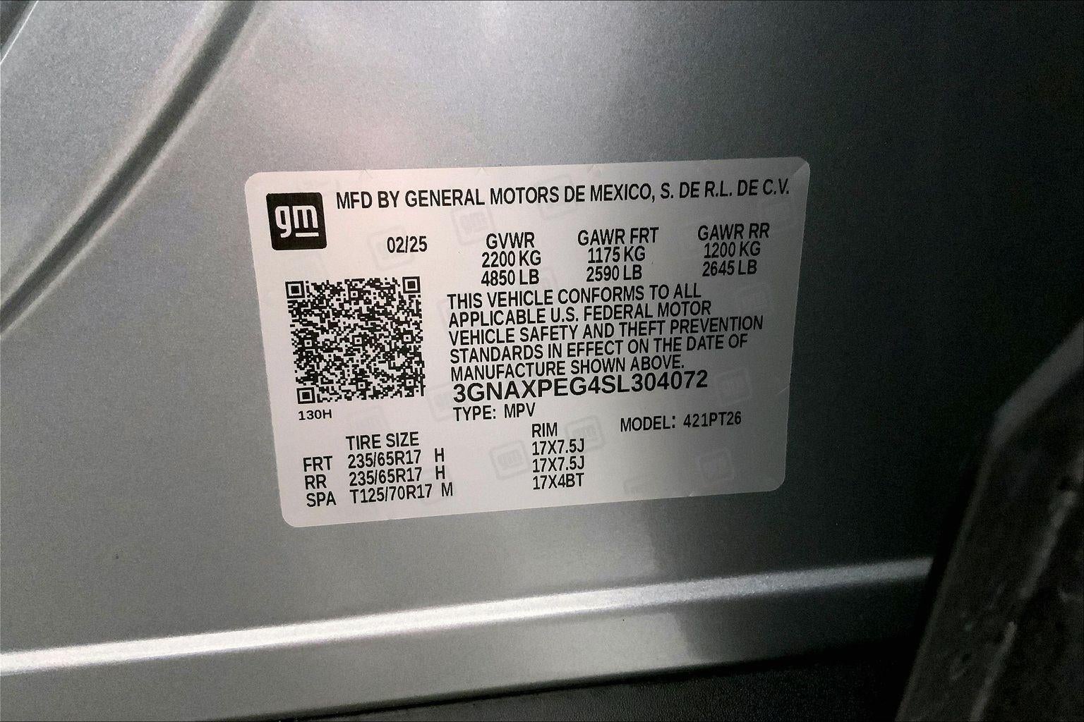 2025 Chevrolet Equinox LT