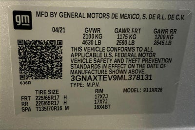 2021 Chevrolet Equinox LT