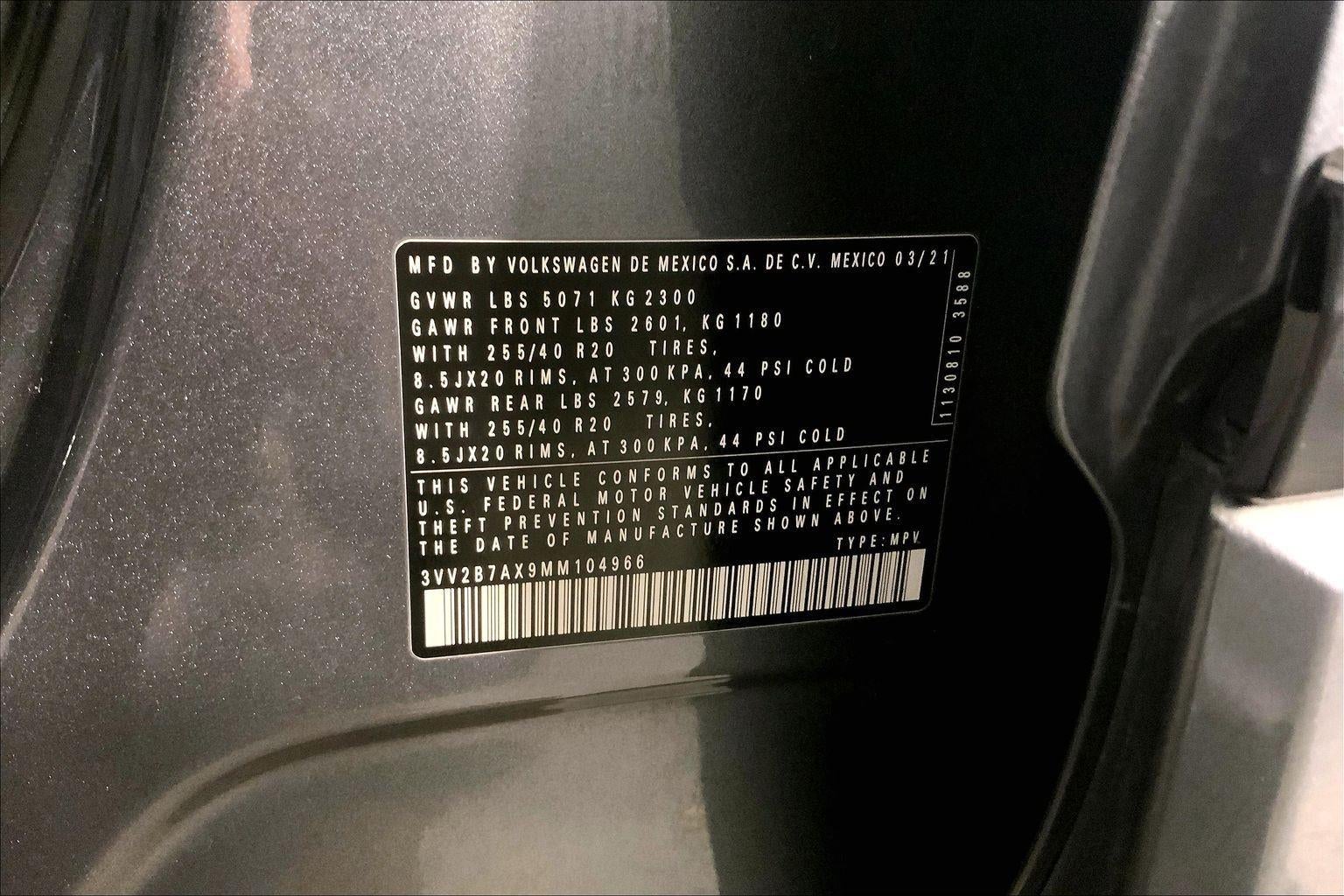 2021 Volkswagen Tiguan SE