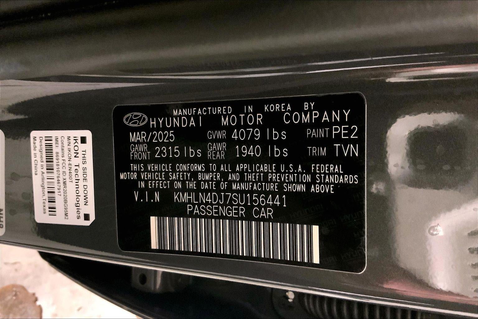 2025 Hyundai Elantra Hybrid Limited