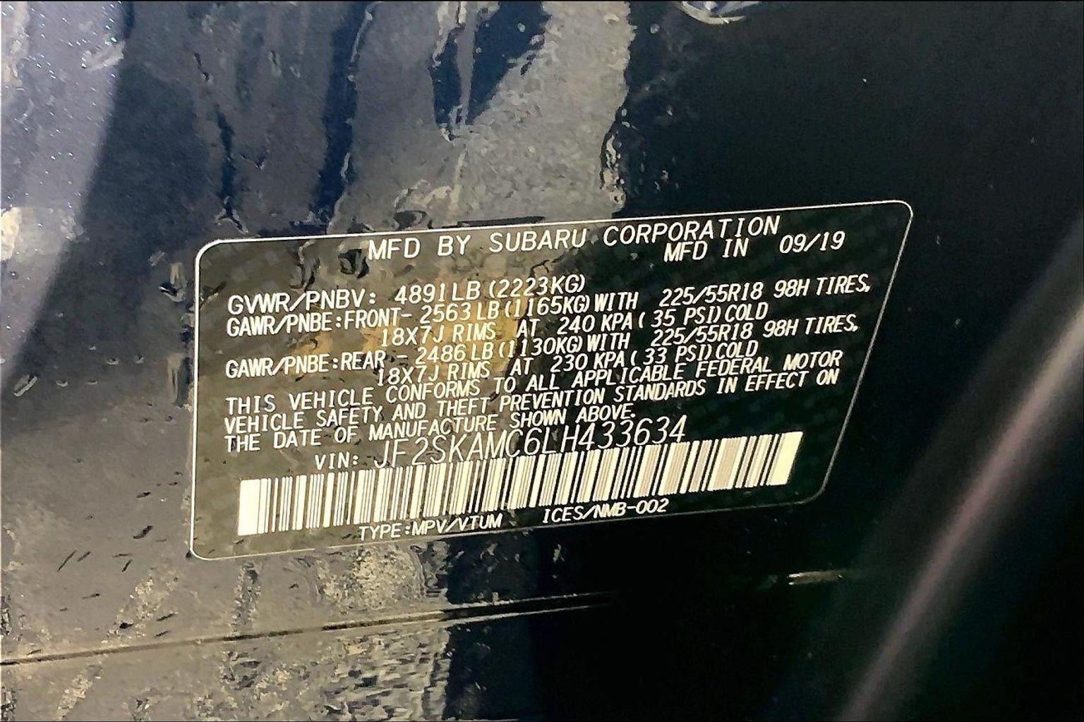 2020 Subaru Forester Sport