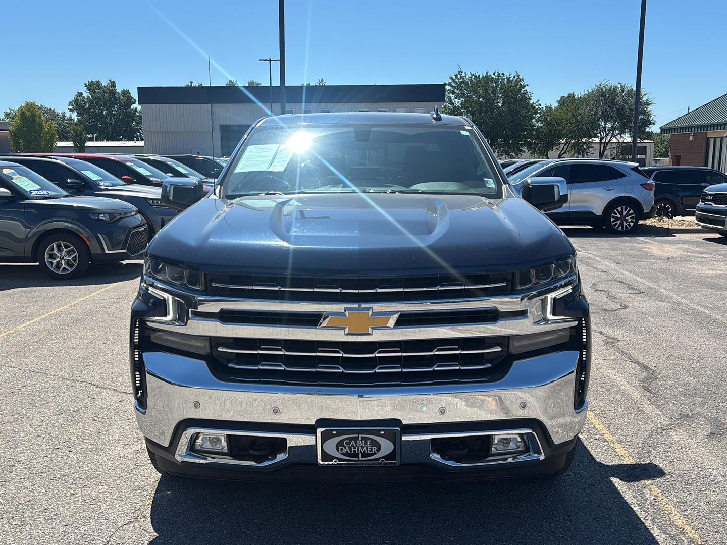 Used 2021 Chevrolet Silverado 1500 LTZ with VIN 1GCUYGET8MZ288650 for sale in Kansas City