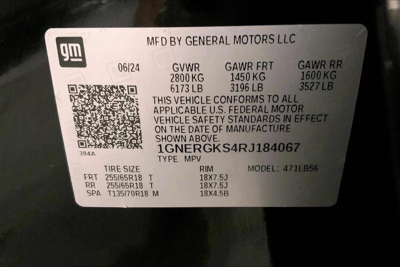 2024 Chevrolet Traverse FWD LT