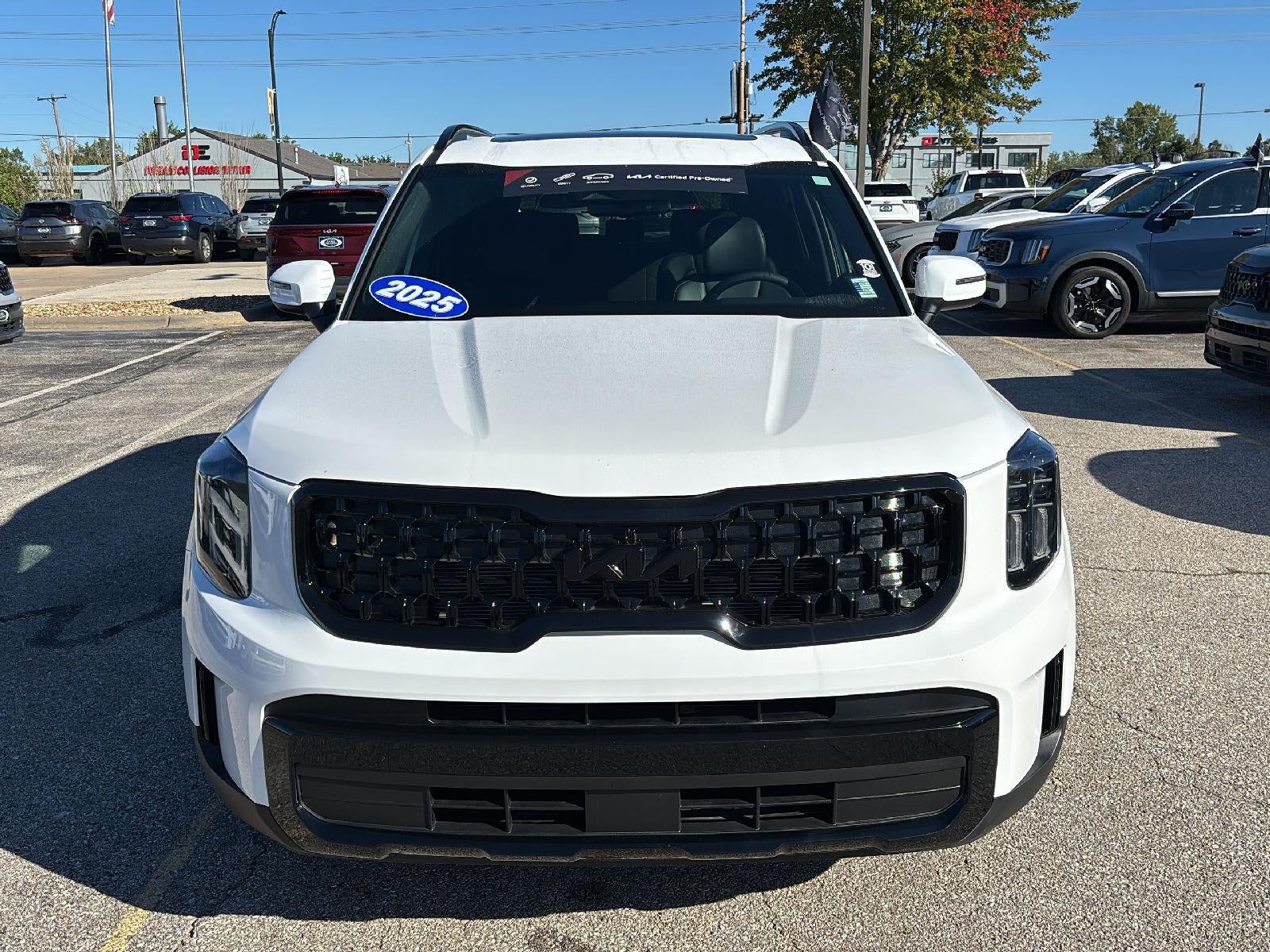 Certified 2025 Kia Telluride EX X-Line with VIN 5XYP3DGC4SG706480 for sale in Kansas City