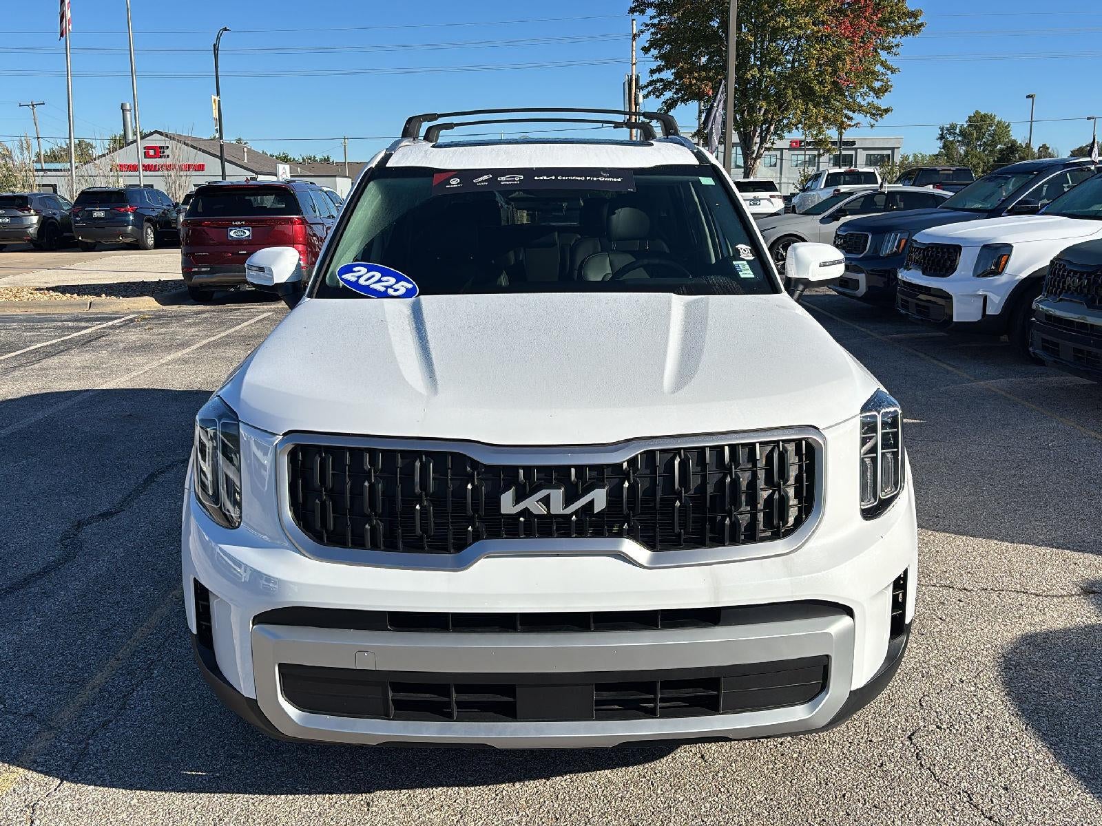 Certified 2025 Kia Telluride EX with VIN 5XYP3DGC9SG704109 for sale in Kansas City
