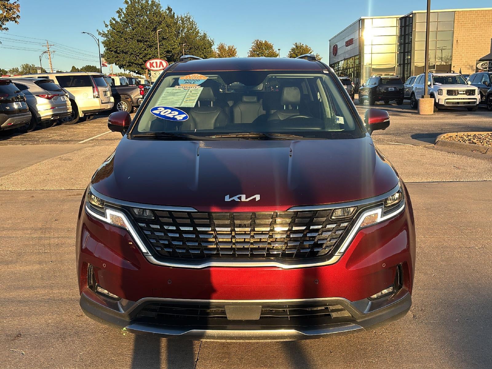 Certified 2024 Kia Carnival SX with VIN KNDNE5H33R6302315 for sale in Kansas City