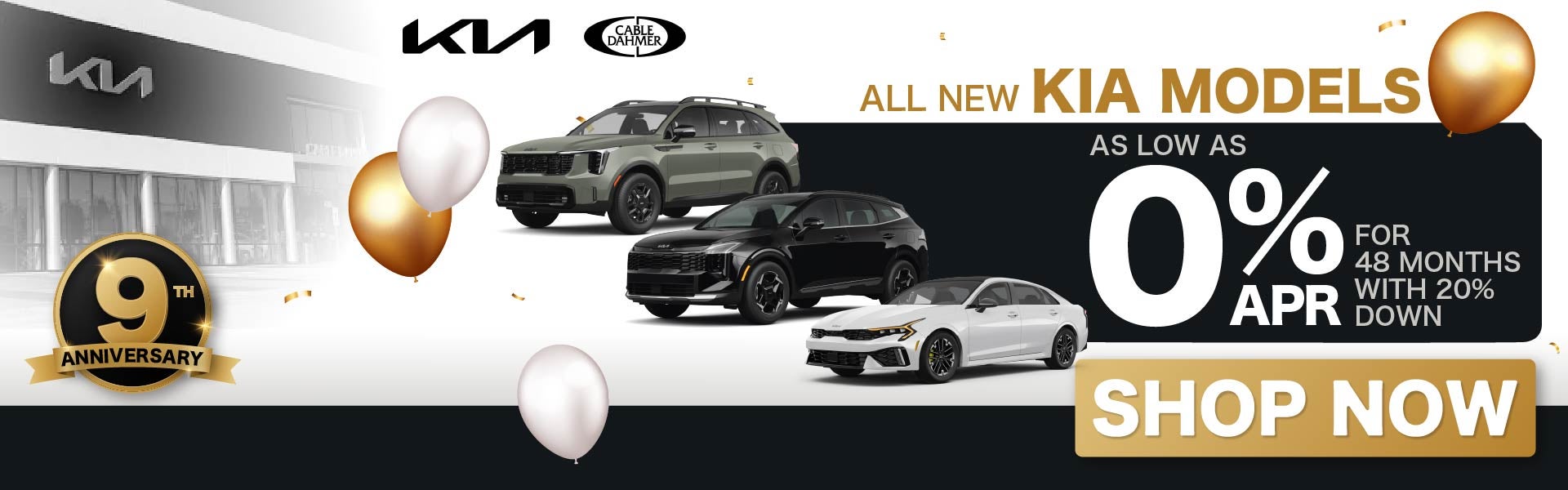 As low as 0% APR for 48 months with 20% down