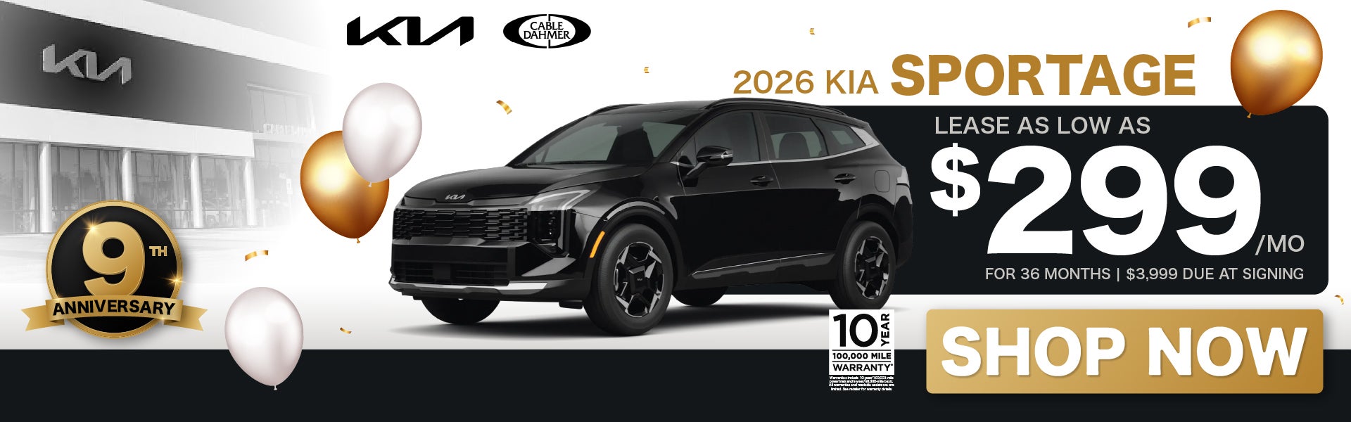 Lease as low as $299/mo for 36 months with $3,999 due at sig