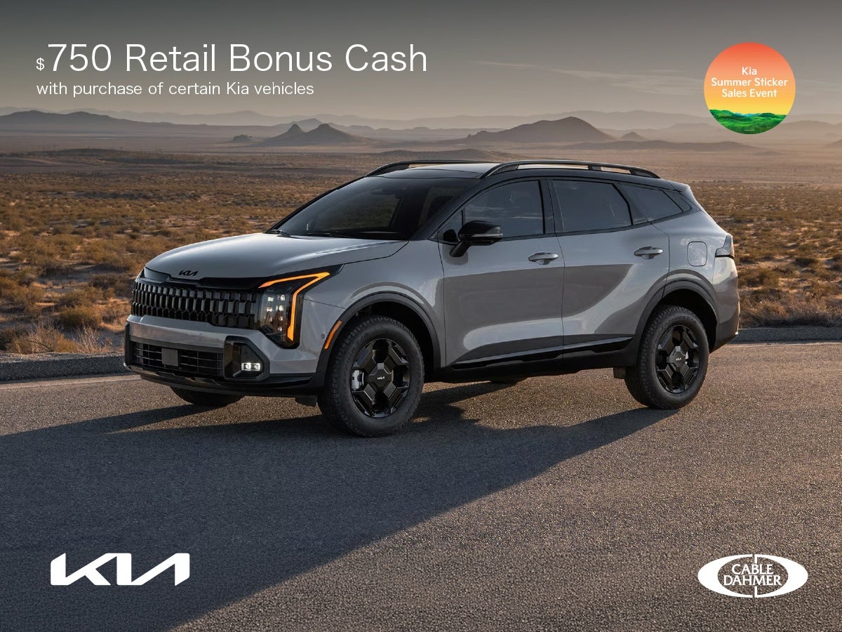 Kia Summer Sticker Sales Event at Cable Dahmer Kia of Lee's Summit