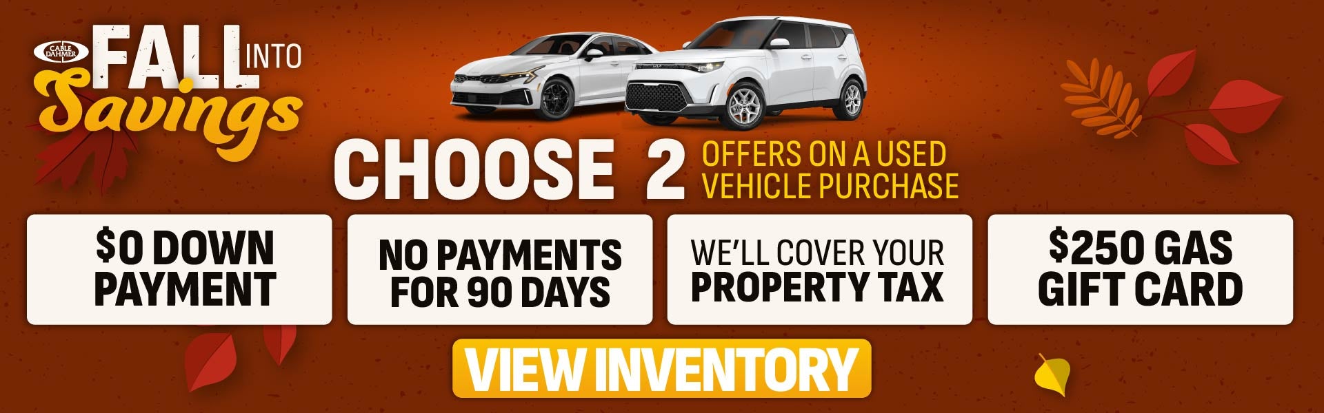 Choose 2 Offers on a Used Car at Cable Dahmer Kia