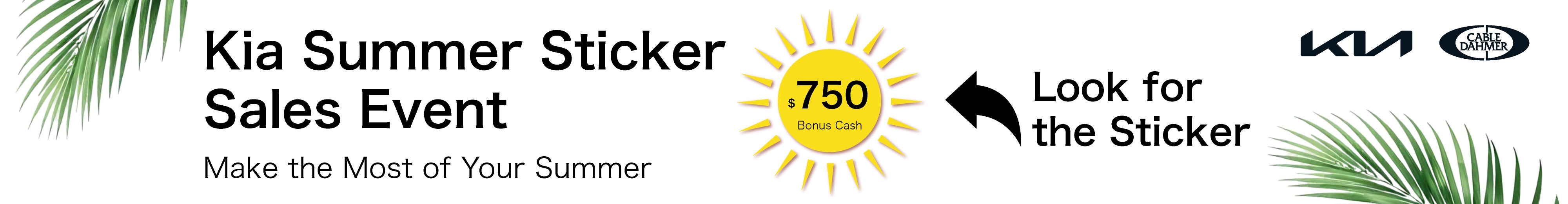 Summer Sticker Sales Event